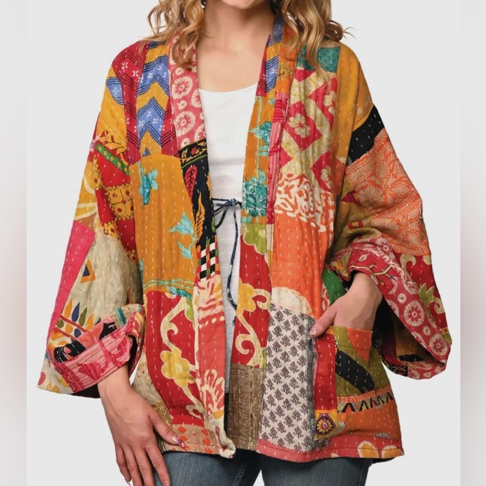 Sevya Handmade Kimono Blazer  Jacket Xl